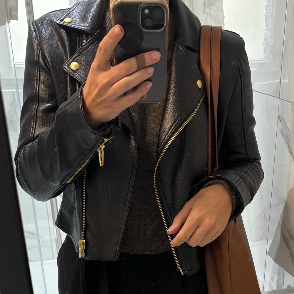 Blank NYC Faux Leather Moto Jacket